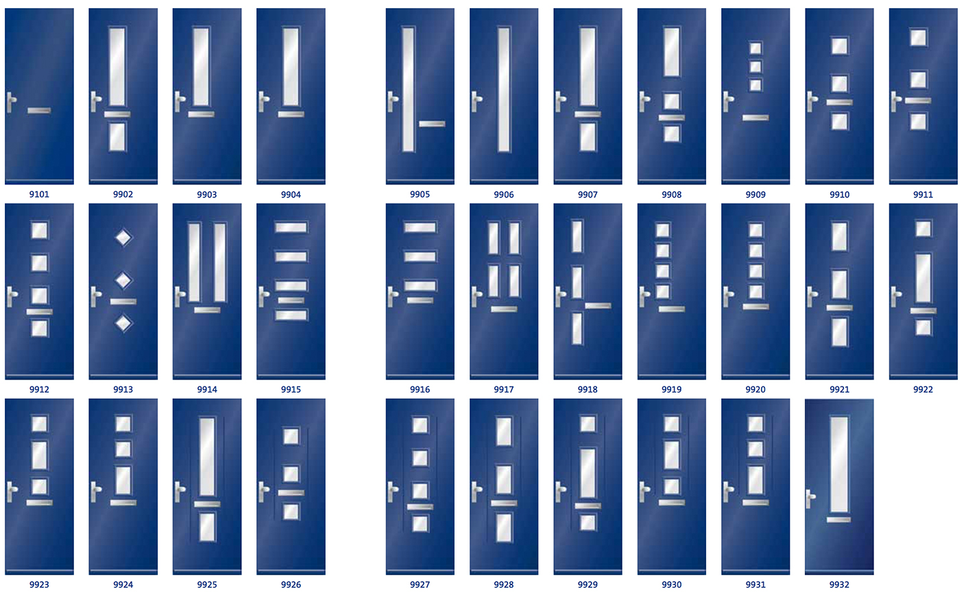 Entreedeur voor gebouwcomplexen